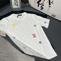 Lv ルイヴィトンブランドtシャツ上着カジュアルハイブランド半袖tシャツ男女兼用ブランド 服 コピー 激安屋大人の上質TシャツXS - 5XL