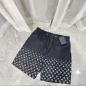 ブランド lv ハーフパンツ メンズ 半ズボン 大きいサイズ ルイヴィトンスポーツパンツ 通気性 吸汗 速乾 M - 5XL カジュアル ショートパンツ スポーツ アウトドア 部屋着 無地 軽量 5分丈 スウェット 短パンツ