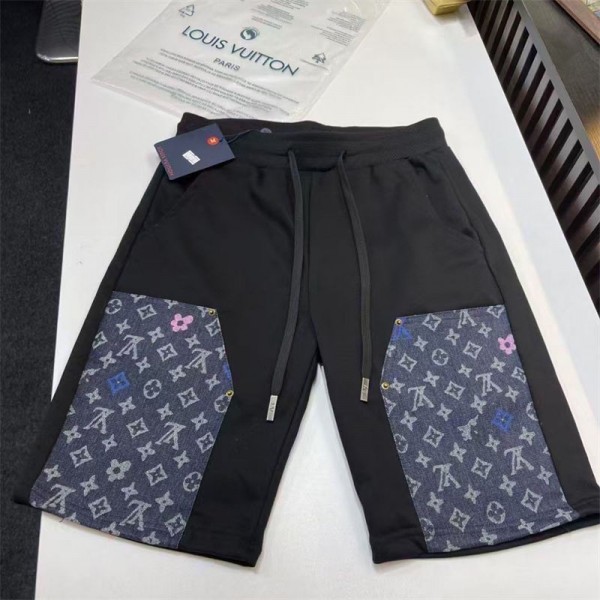 ブランドルイヴィトンショートパンツ メンズ 夏用 LV 短パン 洗い加工 綿 ツイル カーゴパンツ かっこいい L - 3XL ハーフパンツ ゆったり イージーぱんつ おしゃれ たんぱん ショート丈 ボトムス 作業 わーくぱんつ カジュアル 半ずぼん 夏