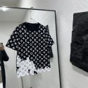 Lv ルイヴィトンブランド半袖tシャツハイブランド半袖tシャツ男女兼用20代 30代40代tシャツ 激安パロディ大人の上質Tシャツ M¬4XL