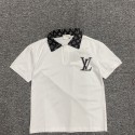 ブランドルイヴィトンポロシャツ メンズ Lv 半袖 ポロシャツ 夏服メンズ おしゃれかっこいい 薄手 ゆったり 大きいサイズ カジュアル 襟付き ゴルフ 部屋着 吸汗速乾 ポロシャツM - 4XL 