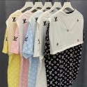 Lv ルイヴィトンブランドtシャツカットソー コピーハイブランドtシャツ偽物レディースメンズハイブランド半袖tシャツ男女兼用20代 30代40代tシャツ 激安パロディ