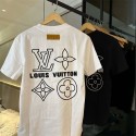 Lv ルイヴィトンtシャツハイブランド夏ブランド半袖tシャツブランドtシャツ上着カジュアル韓国 パチモン tシャツS - 3XL