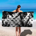 Lv ルイヴィトン ハイブランド多用途タオルメンズフェイスタオル 運動タオルハイブランドシャワータオル 大幅 吸水タオルフェイスタオル ブランド 人気