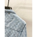 ハイブランドルイヴィトンデニムジャケット メンズ アウター Lv 女の子ジージャン カジュアル ファッション 大きいサイズ カジュアル ユニセックス 春秋 綿 上着 ゆったり Ｇジャン