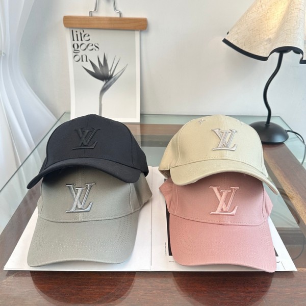 ハイブランドルイヴィトンキャップ メンズ Lv刺繍帽子 日よけ UVカット メンズベースボールキャップ シンプル おしゃれ 野球帽 ゴルフ帽 アウトドア 調整可能 フリーサイズ 年間通して使える 男女兼用