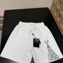 ハイブランドルイヴィトン lv ショーツ メンズ ハーフ サーフパンツ 短パン ボトムス 無地 黒 柄 夏服 伸縮性 快適 膝上 短すぎない リラックス 動きやすい 楽チン ツイル M-5XL