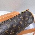 ブランドルイヴィトン女性用円筒形クロスボディバッグ lv ブランドPUレザーショルダーバッグ 調節可能なストラップと広々としたインテリア付き 日常使用に最適女性用ハンドバッグ