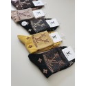 Lv ルイヴィトンレディース向け 靴下 かわいいブランド ストッキング 大人気ブランドミドルソックス 高品質上質な コットン ソックス くつした