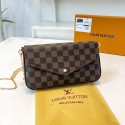 ブランドLV ルイヴィトン ショルダーバッグ レディース 斜めがけ 肩掛け PUレザー チェーン 小さめ ミニ バッグ スクエア 鞄