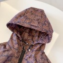 ハイブランドLV子供ウインドブレーカー ルイヴィトン キッズウェア 男の子 軽量 裏地付き 子供服 アウター ジャンパー 100-150cm ジュニア マウンテンパーカー 撥水 防風 防寒 日焼け止め 春秋 通園