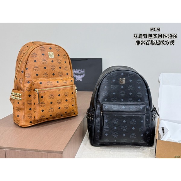 ハイブランドエムシーエムリュック ビジネスリュック MCM レザーバッグ 就活 大人 PC バックパック リュックサック 大容量 通勤 出張 旅行 通学 レディース メンズ