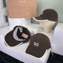 MiuMiu野球キャップ メンズ レディース ミュウミュウ日焼け止め帽子 ベースボールキャップ 野球帽 オールシーズン対応 UVカット 調節可能 男女兼用 スポーツ ゴルフ 旅行 オシャレ 通学 通勤 ドライブ