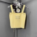 MiuMiuキャミソール ミュウミュウノースリーブ キャミソール レディース ブラトップ インナーベスト リタンクトップ レディース セクシー キャミソール 見せる 肌着 レディース 人気 汗取りインナー