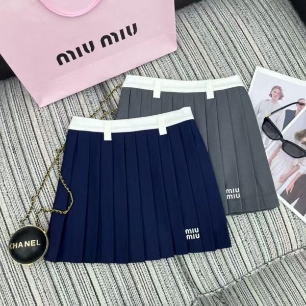 ミュウミュウミニスカート プリーツスカート コスプレ JK 女子高生 制服セット  MIUMIU ショートスカート ショッピング パーティー コスプレ 写真撮影 遊園地 文化祭 卒業式S- L 