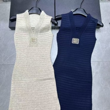 ブランドMiuMiuニットワンピース レ...