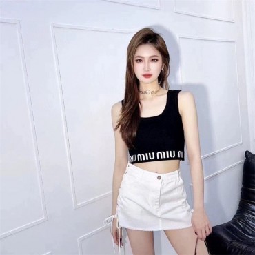 セリーヌショート丈 ニットノースリーブ ...