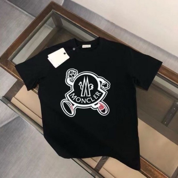 Moncler モンクレールブランドtシャツカットソー コピーハイブランドtシャツ偽物レディースメンズ20代 30代40代tシャツ 激安パロディtシャツ ユニセック ブランドM - 4XL