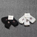 Moncler モンクレールハイブランド ソックス 綿製浅口ソックス 女の子好き 韓国上質な コットン ソックス くつしたブランドソックス 男女兼用 ファッション 3足セット