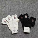 Moncler モンクレールハイブランド ソックス 綿製浅口ソックス 女の子好き 韓国上質な コットン ソックス くつしたブランドソックス 男女兼用 ファッション 3足セット
