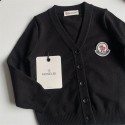 モンクレール子供服 カーディガン キッズ 男の子 女の子 Moncler vネックニット セーター スクールコート 90 - 150cm 長袖 無地 学校 学生 セミフォーマル 制服 春秋冬 通園通学 冠婚葬祭 防寒 