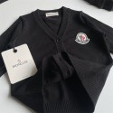 モンクレール子供服 カーディガン キッズ 男の子 女の子 Moncler vネックニット セーター スクールコート 90 - 150cm 長袖 無地 学校 学生 セミフォーマル 制服 春秋冬 通園通学 冠婚葬祭 防寒 