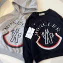 モンクレール子供服 ジャージ 長袖 パーカー ロングパンツ Monclerセットアップ ゆったり カジュアル スポーツウェア ガールズ キッズ 女児 トップス ズボン ダンス スポーツ 春秋冬 韓国風 部屋着 90 -150cm 