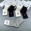 Moncler モンクレールブランド ストッキング 大人気コットン 靴下 メンズ 通気性浅口ソックス 女の子好き 韓国上質な コットン ソックス くつした