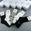 Moncler モンクレールブランド ストッキング 大人気コットン 靴下 メンズ 通気性浅口ソックス 女の子好き 韓国上質な コットン ソックス くつした