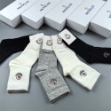 Moncler モンクレールブランド ストッキング 大人気コットン 靴下 メンズ 通気性浅口ソックス 女の子好き 韓国上質な コットン ソックス くつした