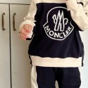 モンクレールキッズ服 セットアップ パーカー Monclerジャージ キッズ 長袖トップス 子供服 100 - 160cmトップス スウェット ロングパンツ カジュアルパンツ 上下セット 2点セット 通学 通園 入学式 卒業式 学院風 洋服 ジュニア服