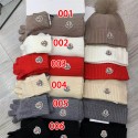 モンクレール3点セット 防寒 手袋 帽子 マフラー セット メンズ レディース Moncler ニット帽 男女兼用 冬 防寒 グローブ ニット フリース あったか 保温 ギフト プレゼント 自転車 通勤