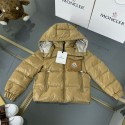 ブランド モンクレールキッズ服 ダウンジャケット Moncler中綿コート 女の子 男の子 子供 ダウンコート 綿入り 保温 防寒 防風 冬 フード付き 無地 アウター 110 - 160cm
