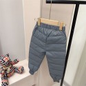 ハイブランドMoncler キッズ ロングパンツ 男の子 モンクレールダウンパンツ 防寒パンツ 冬 ジュニア 長ズボン ウェストゴム ゆったり 厚手 裏起毛 アウトドア 通学 通園 100 - 160cm 