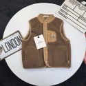 ブランドモンクレールキッズボアベスト 男の子 女の子 親子服 Moncler子供服 中綿ベスト 90-150cm ボーイズ レディース ふわふわ もこもこ 無地 起毛 春秋冬 柔軟 暖かめ ホットコット アウター 