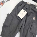 ハイブランドロングパンツ モンクレール子供裏起毛 カーゴパンツ キッズスウェットパンツ MONCLER 子供服 ベビー服 長ズボン 90-150cm スウェット 男の子 女の子 ボトムス 防寒 暖かい