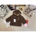 ハイブランドモンクレール子供服 女の子 ボアジャケット Moncler キッズ ボアフリース 厚手 フード付き もこもこ ベビー服 90-140cm アウター ボアコート かわいい 無地 可愛い おしゃれ 