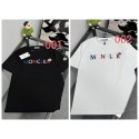 Moncler モンクレールブランドtシャツオーバーサイズブランド上着トップス 服 コピー 激安屋 Tシャツ カットソー ペアカップル tシャツ ユニセック ブランドS-5XL