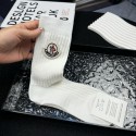 Moncler モンクレールレディース向け 靴下 かわいいコットン 靴下 メンズ 通気性浅口ソックス 女の子好き 韓国ブランドソックス 男女兼用 ファッション 2足セット