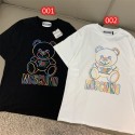 モスキーノ Moschino ｔシャツ 丸首 カジュアル 可愛い熊 男女通用