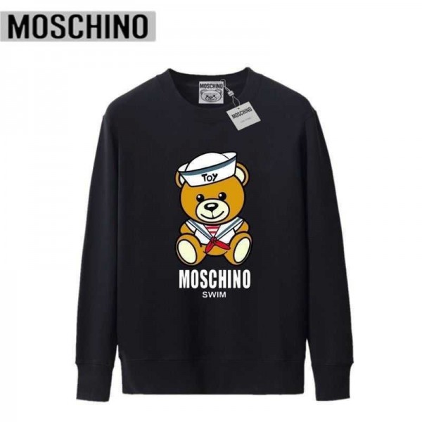 モスキーノ moschino ブランド パーカー 可愛い カジュアル 男女通用 ファッション 丸首 人気