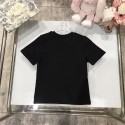 モスキーノキッズ Tシャツ トップス 半袖 丸首 コットン 女の子 男の子 Moschino子供服 薄手 90 - 160cm 軽量 柔らかい ゆったり カジュアル シンプル お出掛け 普段着 部屋着 夏