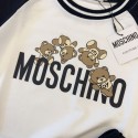 モスキーノ子供服 夏服 男の子 ハイブランドMoschinoキッズ半袖Ｔシャツ+ハーフパンツ2点 綿 ボーイズトップ+パンツ 上下セット 男児 普段着 キッズ カジュアル 部屋着  90-140cm 