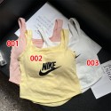 ナイキキャミソール Nike タンクトップ レディース ノースリーブ おしゃれ S - L カップ付き 見せキャミやインナー ベスト ノンワイヤー ブラトップ シンプル 部屋着 重ね着 セクシー かわいい