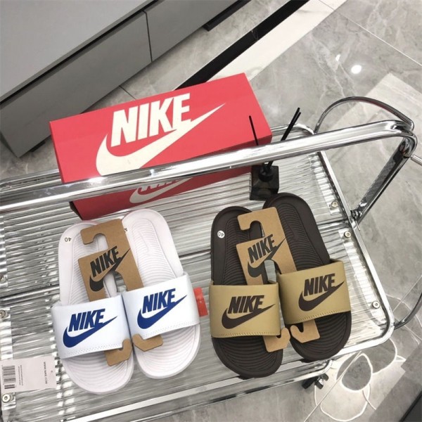 Nike ナイキハイブランド ビーチサンダルファッション室内履き春夏 ルームシューズ レディース ブランドレディース メンズ 室内履き スリッパ ペア カップル 230¬270cm