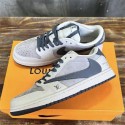 ナイキ＆LVメンズ スニーカー 靴 カジュアルシューズ 幅広 NIKE ゆったり サイドロゴ 高クッション性  230¬270cm 履き心地快適 衝撃吸収 おしゃれ 流行り 紐靴