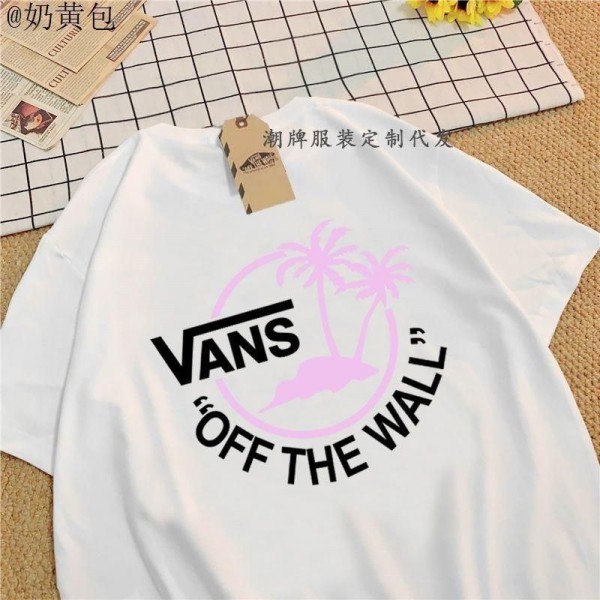 ブランドバンズ半袖tシャツ 激安パロディVANS大人の上質Tシャツ 綿100%で型崩れしにくくよれにくい ブランドVANS半袖tシャツ韓国 パチモン tシャツ XS-5XL