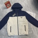 Prada プラダ ハイブランド中綿コート メンズ 中綿ジャケット 冬服 裏起毛 無地 ジャケット アウター 大きいサイズ 厚手 暖かい 防寒 カジュアル ファッション コート メンズ 秋冬服 L¬4XL