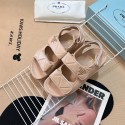 Prada プラダブランド サンダル スポーツ 歩きやすい 履きやすい 厚底 ヒール マジック テープ スポサン アウトドア おしゃれ ホワイト ブラック 春 夏 レディース 225~250cm