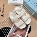 Prada プラダブランド サンダル スポーツ 歩きやすい 履きやすい 厚底 ヒール マジック テープ スポサン アウトドア おしゃれ ホワイト ブラック 春 夏 レディース 225~250cm